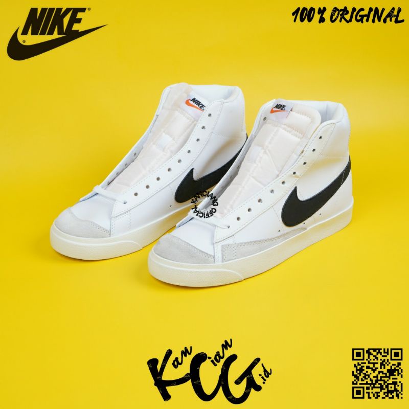 Sneakers Blazer Mid Vintage 77 White Black'''-+