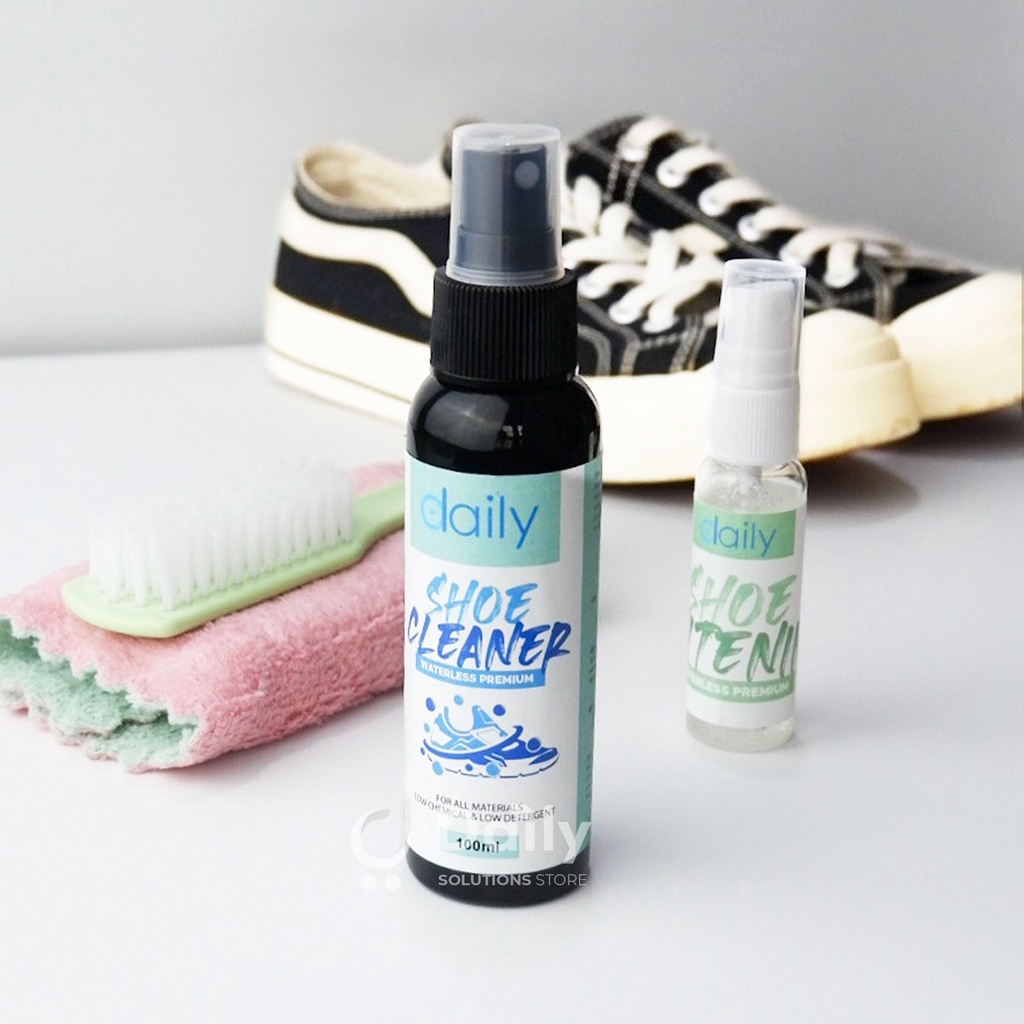 CAIRAN PEMUTIH PEMBERSIH SEPATU DAILY SHOE CLEANER WATERLESS BERSIHKAN SEPATU TANPA AIR