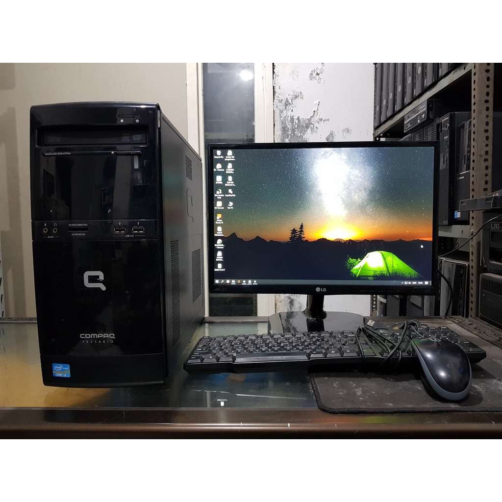 PC BUILTUP LENGKAP CORE i7 2600 RAM 8GB SSD 120GB HDD 500GB MONITOR 19&quot; KEY &amp; MOUSE