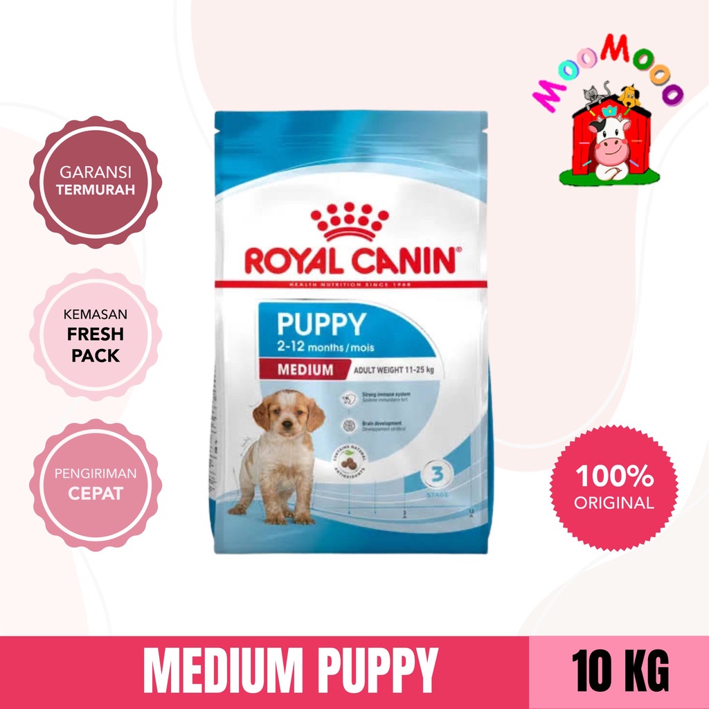 Royal Canin Medium Puppy 10Kg - Makanan Anjing / Dog Food