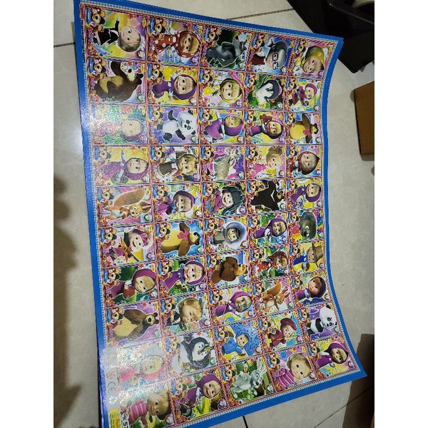 Gambar mainan anak jadul gambar lembaran animasi anak gambar poster gepok kartun