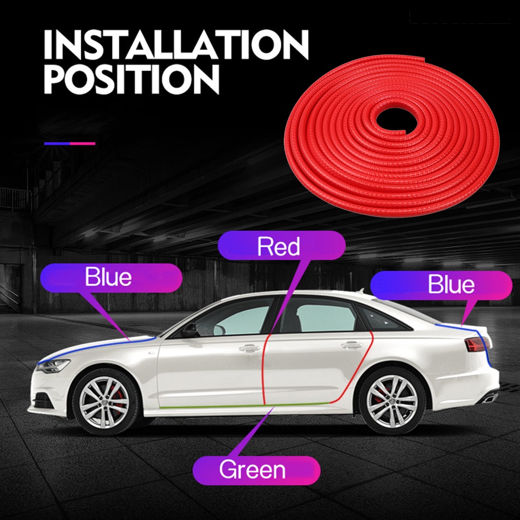 [Dekorasi] Seal Strip Kuat Lengket Anti Lecet Anti-Tabrakan Pengganti Langsung Mobil Noise Reduction Seal Strip Untuk Mobil