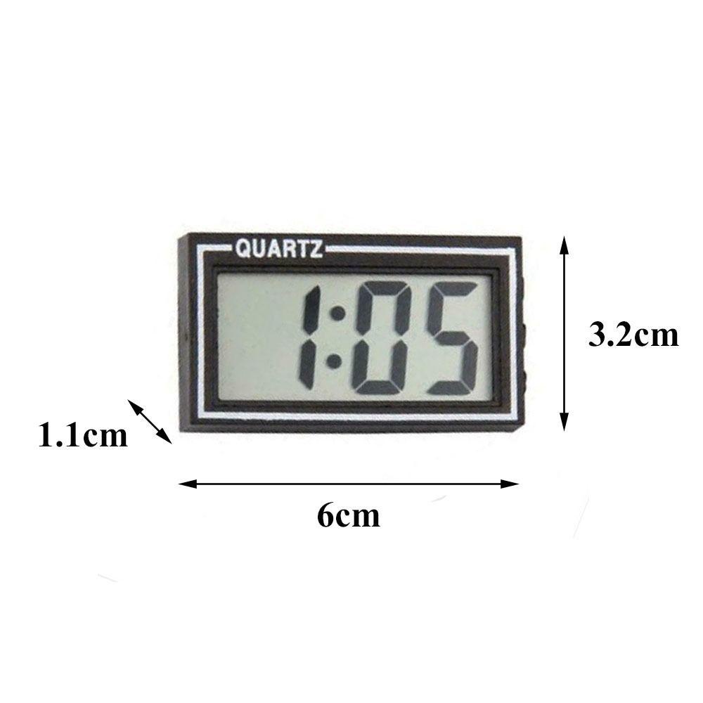 Top Car Digital Clock Mini Jam Elektronik Aksesoris Mobil Rumah