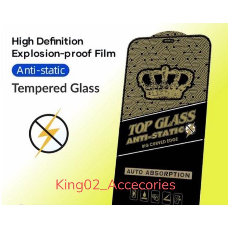 Tempered Glass Anti Static Oppo A1k A3s A5s A7 A11k A12 A12s A15 A15s A16 A17 A16e A17k A16k A16s A31 A31 2020 A5 2020 A9 2020 Anti Gores Top Anti Clear Full Layar