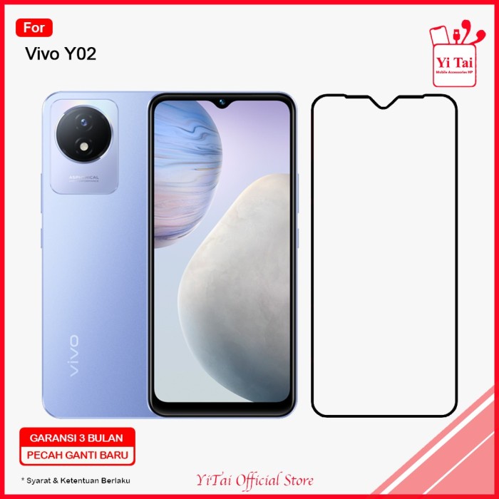 YI TAI - Tempered Glass Full Lem Vivo Y02