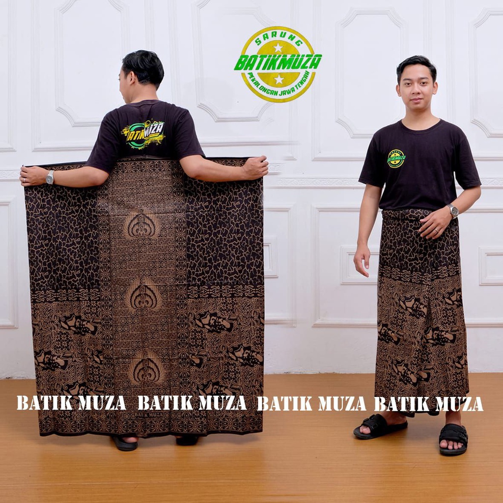 MUZA KATUN MOTIF PULAU INDONESIA SARUNG NUSANTARA MINIMALIS SARUNG BATIK ORNAMEN SARUNG BATIK PEKALONGAN SARUNG PRIA DEWASA