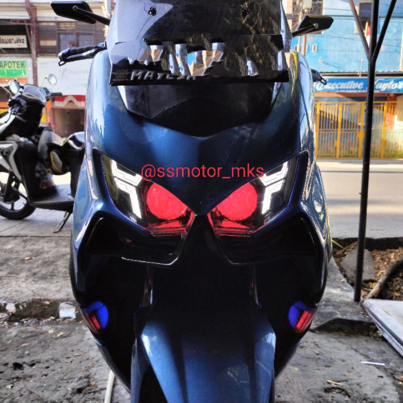 Jual Headlamp Custom Projie Biled Aes Turbo Gen Yamaha All New Nmax