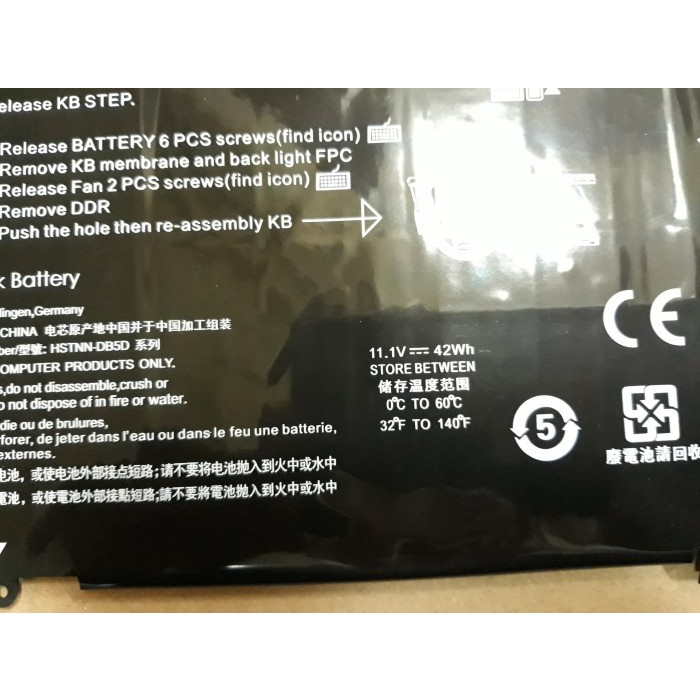 Ori Baterai Laptop HP EliteBook Folio 1040 G0 G1 G2 BL06XL