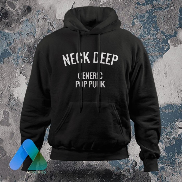 Hoodie Sweater Band NECK DEEP - GENERIC POP PUNK