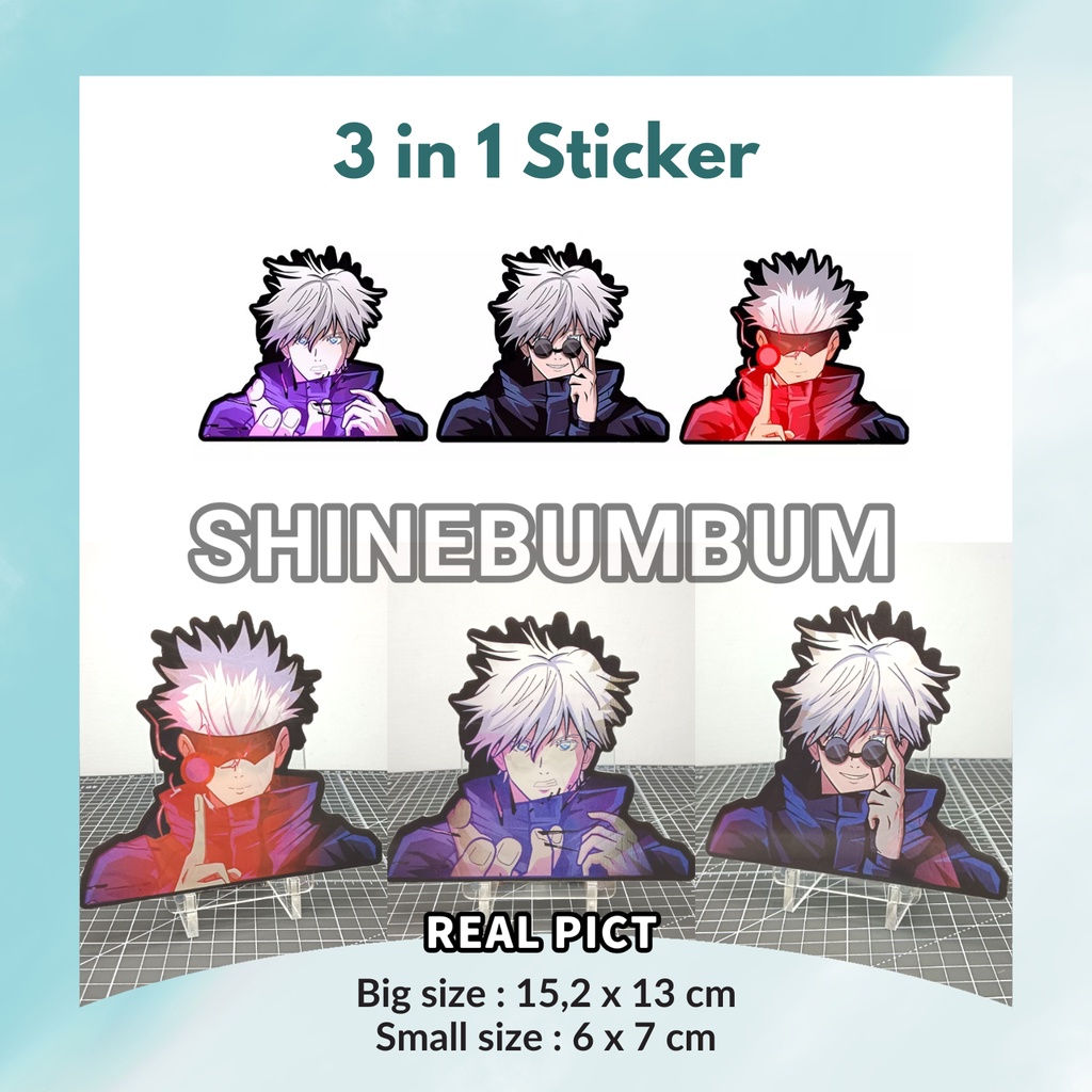 3D Lenticular Sticker Anime Jujutsu Kaisen