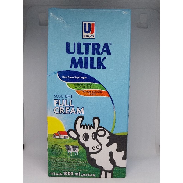 

Susu Ultra Milk Uht Full Cream 1000ml