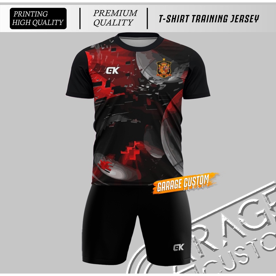 BAJU SPANYOL-PIALA DUNIA/JERSEY PRINTING SPANYOL/TRAINING PIALA DUNIA