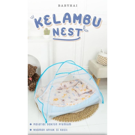 Babyhai kasur kelambu 2in1 tempat tidur baby bonus bantal