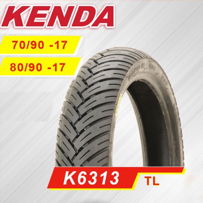 Ban Motor Kenda K6313 Tubeless Ring 17 Ukuran 7090 8090