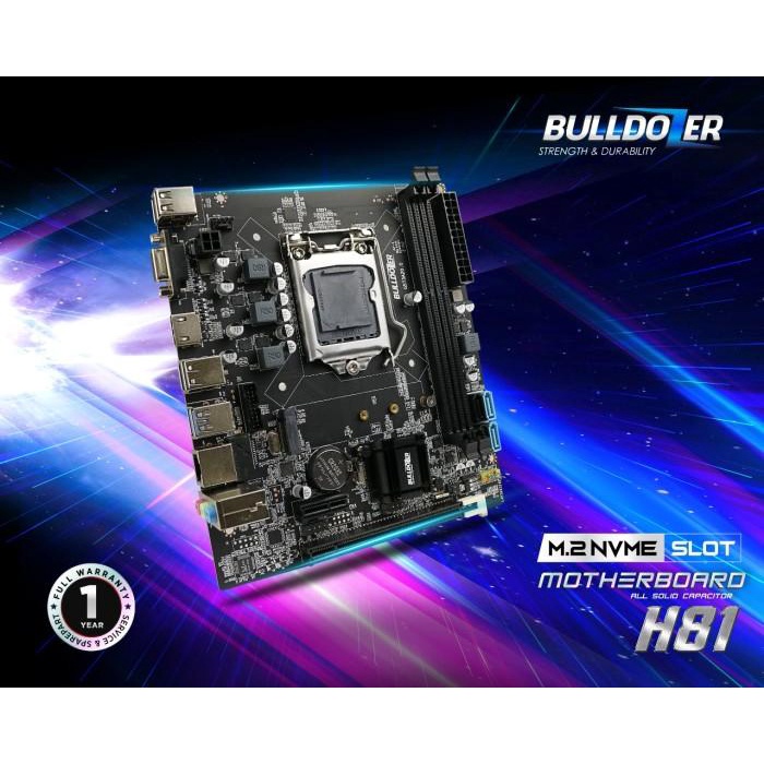 Mainboard Bulldozer H81 Support Nvme