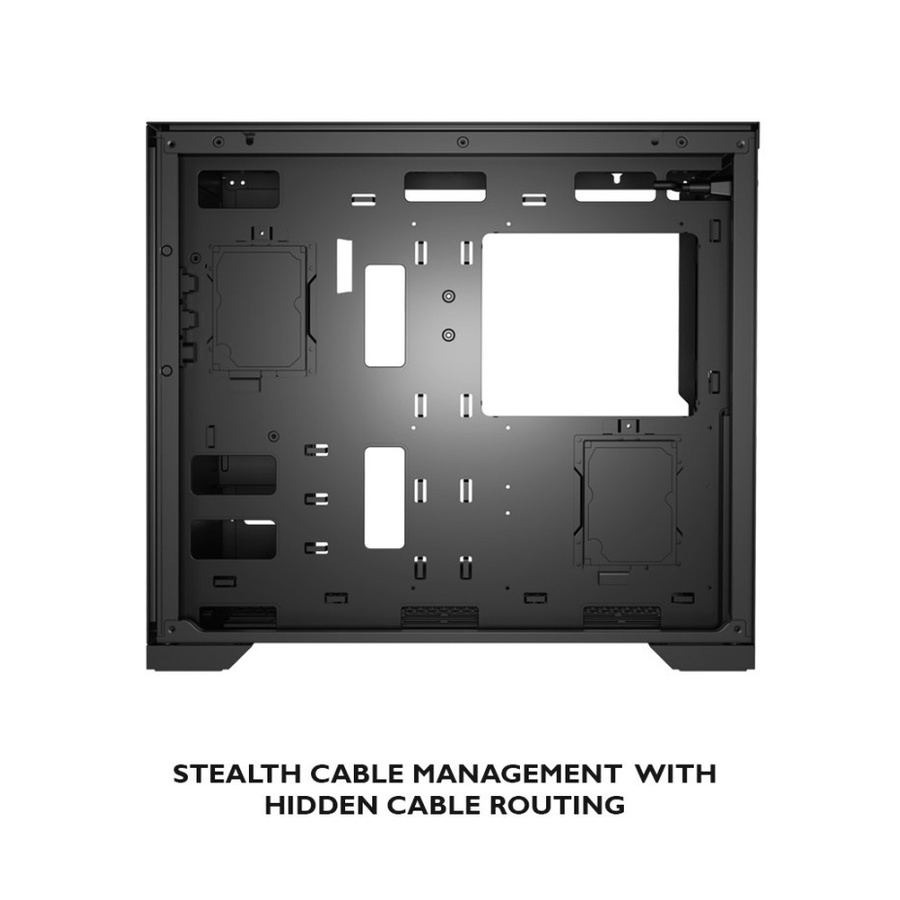 Casing Gaming Armaggeddon Tessaraxx Core 13 Air E-ATX | Black PC Case