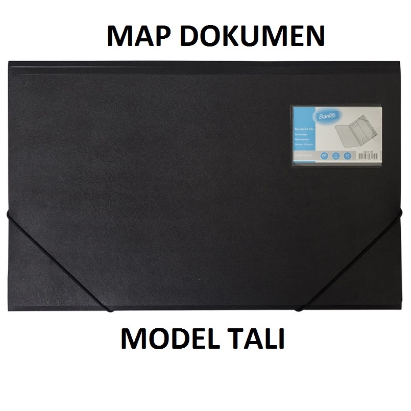 

Bantex Map Tali Plastik Polos Folio F4 Black Document File