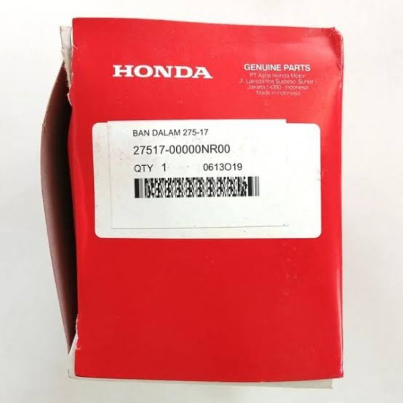 BAN DALAM AHM UKURAN 275 RING 17