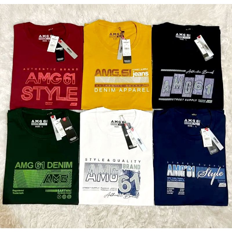 Paket 3pcs kaos distro AMG 61 3pcs 100k | kaos AMG61 full hantag | kaos pria dewasa terbaru 2022 | kaos 3 pcs 100 ribu | kaos pria distro bandung bahan tebal | baju nevadaa pria | t shirt pria distro casual | baju 3 pcs 100 ribu | kaos distro