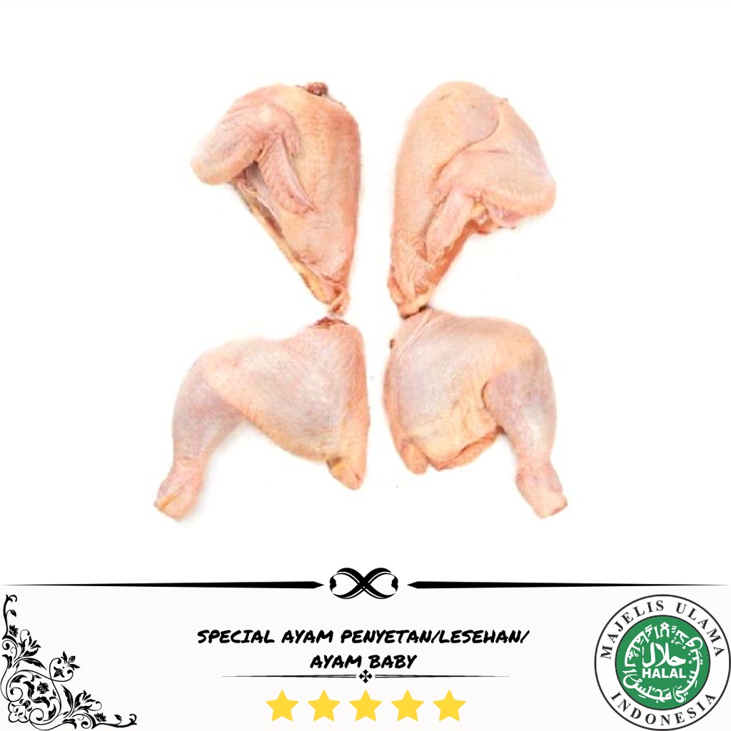 

Ayam Potong Ayam Baby Spesial 1 Kg