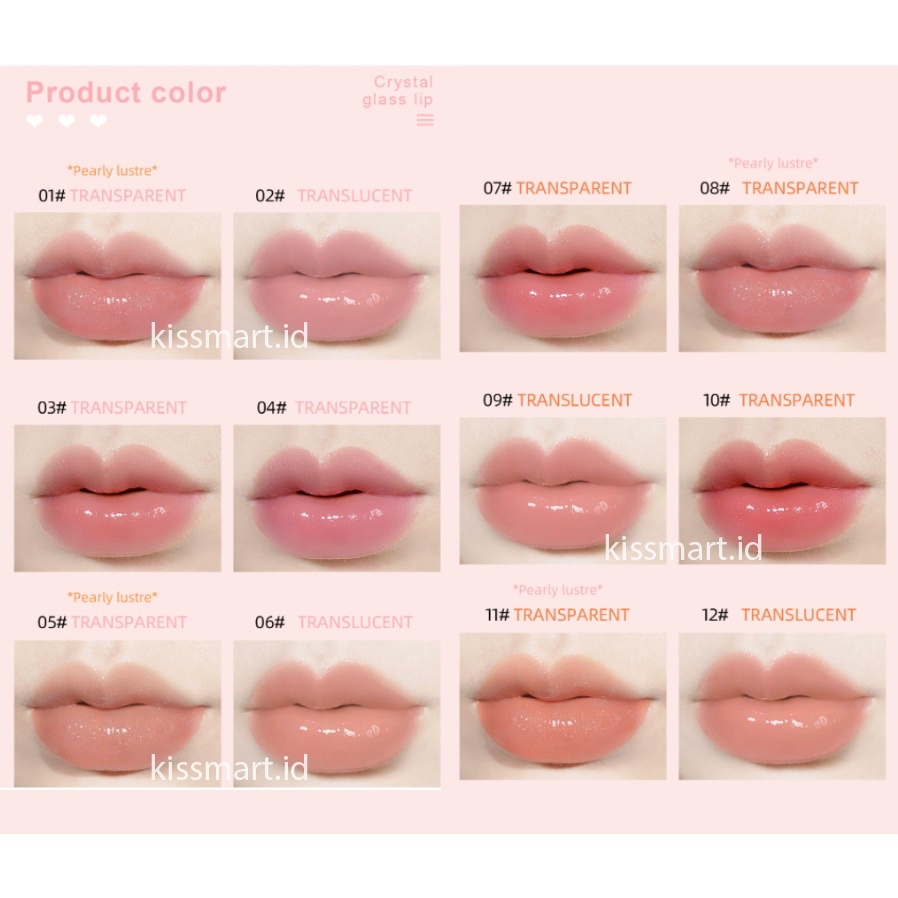 DRAGON RANEE Lip Gloss Macaron Glossy Makaron Lipgloss TD002