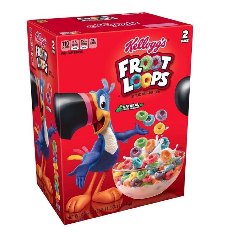 

sereal keloggs froot loops