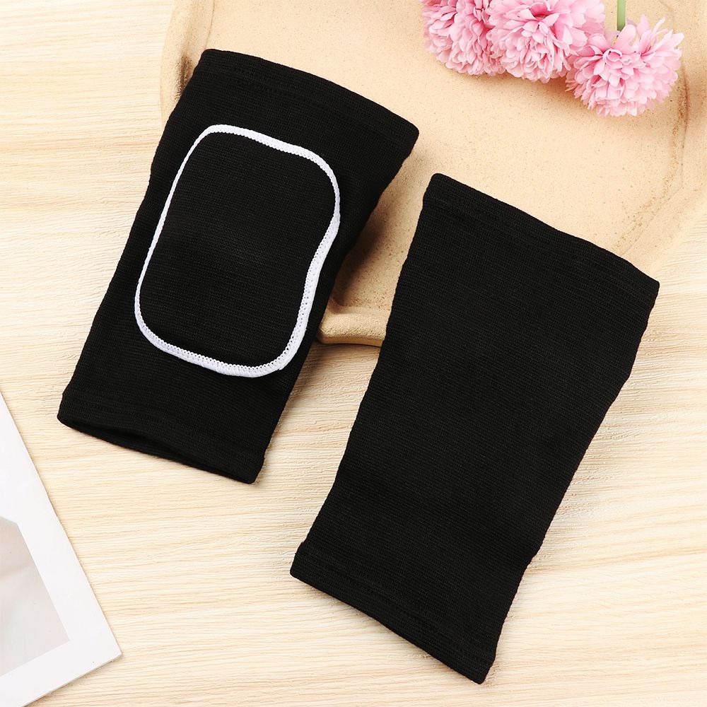 Pelindung Lutut Kaki Anak Knee Pad 2PCS Size S - N-P14 - 7RHR6MBV Black White