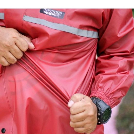 JAS HUJAN SCORPIO RAINCOAT ORIGINAL SETELAN JAKET DAN CELANA UNISEX PRIA DAN WANITA BERKULITAS TERMU