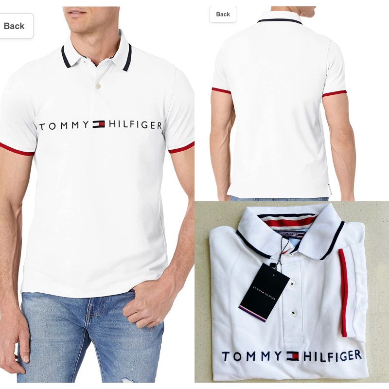 Tommy H polo shirt Man striped gede