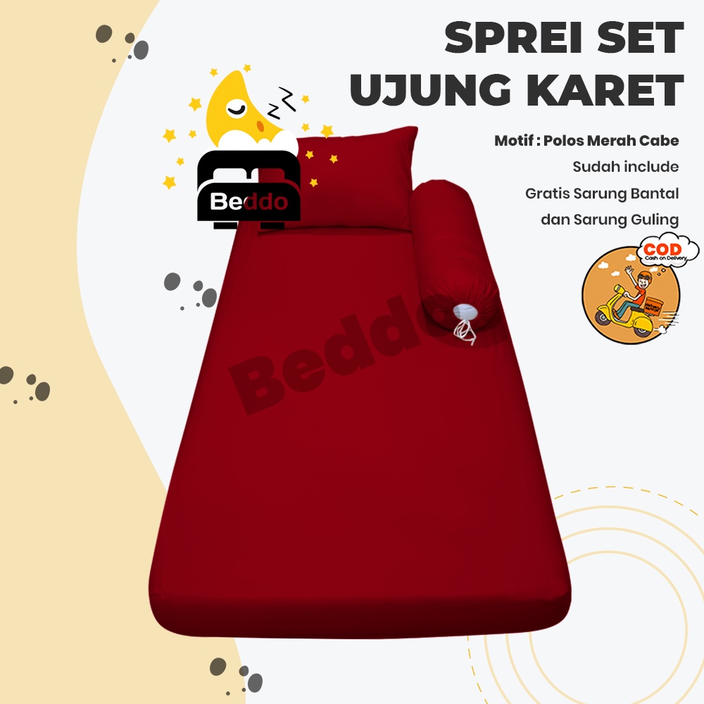 Sprei Single Polos - Sprei Sudut Karet