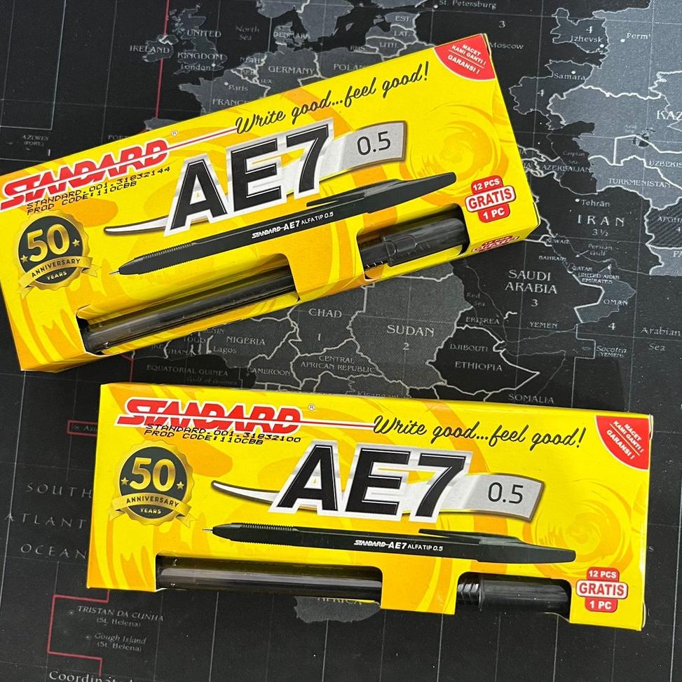 

[KODE PRODUK 6WY9J5644] Pulpen merk Standard AE7 (12 pcs)
