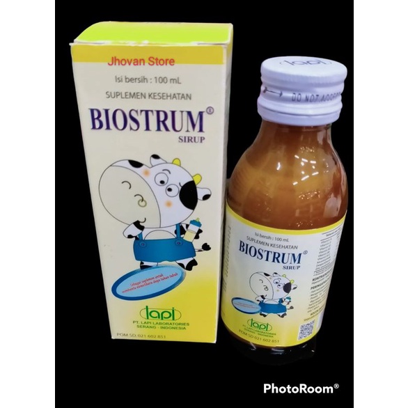 BIOSTRUM syrup 100ml ~ Suplemen  untuk memenuhi kebutuhan vitamin dan mineral dalam tubuh anak.