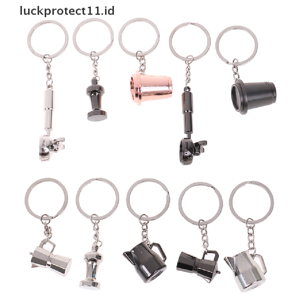 /Fashion Hot//// Kreatif Kopi Gantungan Kunci Coffee Handle Keyring Portable Kopi Aksesoris Hadiah.