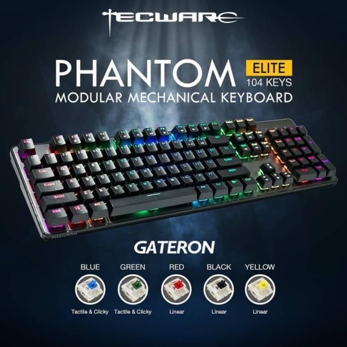 TECWARE PHANTOM ELITE 104 Keys RGB Mechanical Gaming Keyboard
