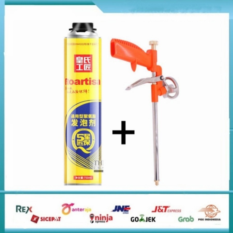 Paket PU Foam Roartisa /PU Gun+PU Foam 750ml