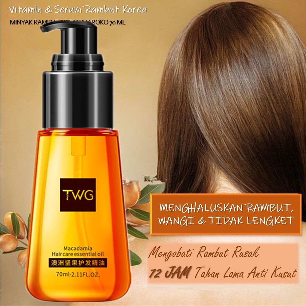 Premium Korean Perfect Hair Repair Serum 70 ML ORIGINAL / Serum Rambut Pria Wanita Vitamin Rambut