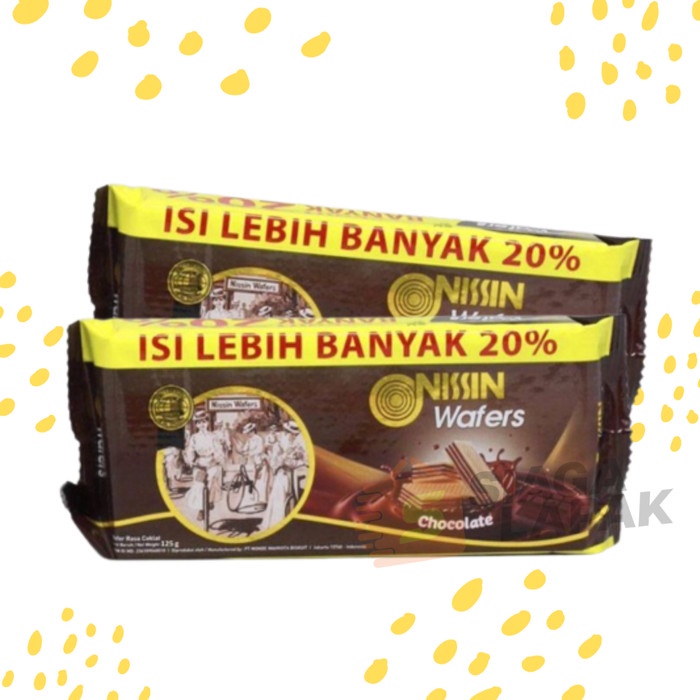 Wafer Nissin Coklat Wafers Chocolate 145gr