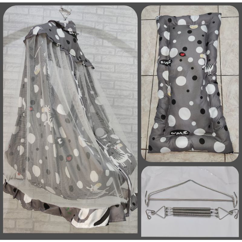 Ayunan Karakter 5in1 Kelambu Seleting Murah dapat Per Dan Hanger