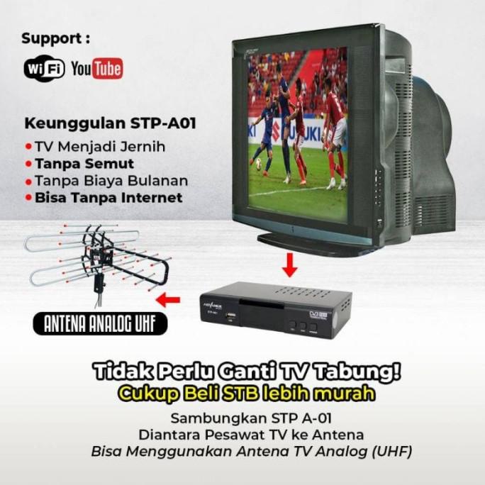 Set Top Box TV Digital Advance A01 STP Penerima Siaran TV digital
