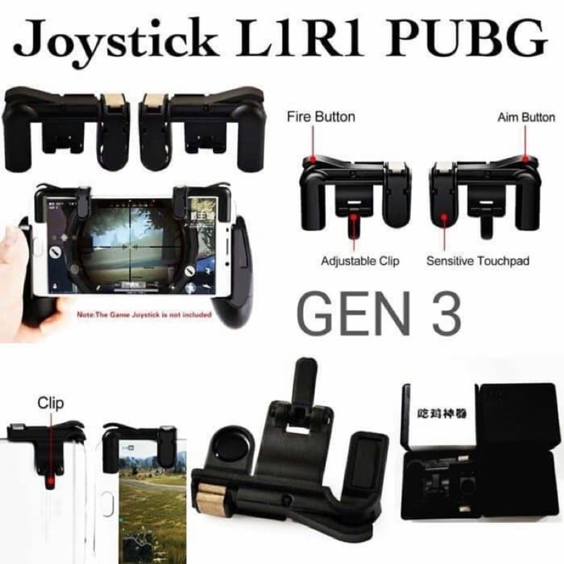 L1 R1FIRE BUTTON AIM KEY GEN3 L1 R1 SHOOTER CONTROLLER L1R1 VERSI 3 TOMBOL TRIGGER Promo Sen