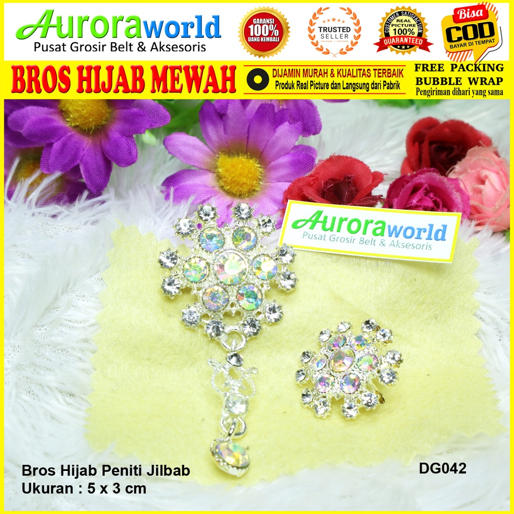 Auroraworld Bros juntai warna rosegold untuk hijab / dress