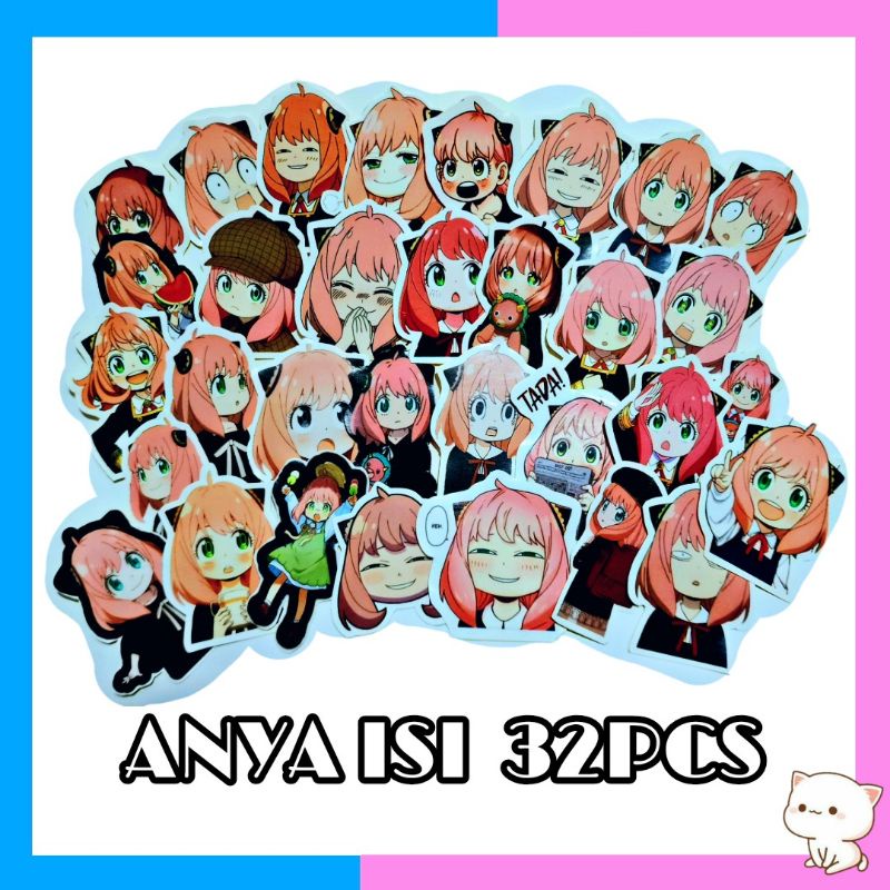 

stiker Anya Forger isi 32 pcs