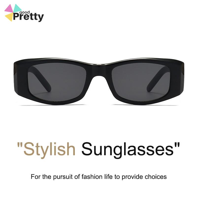 Kacamata Hitam Anti Radiasi Sunglass Retro Punk Hip-hop Gaya Untuk Wanita/Pria - PD
