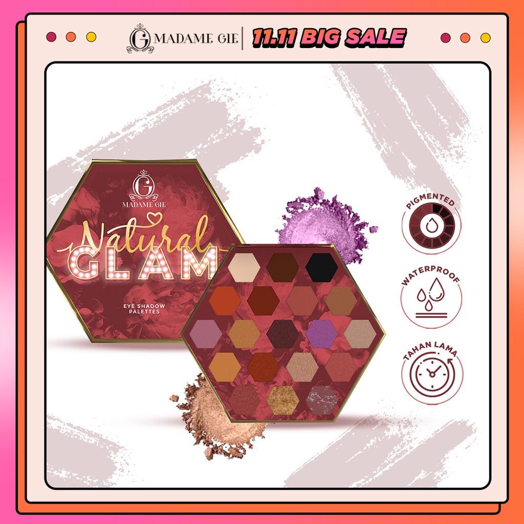 Madame Gie Natural Glam - Make Up Eyeshadow Palette