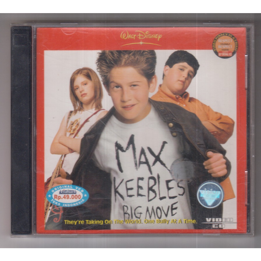 VCD ORIGINAL WALT DISNEY MAX KEEBLES BIG MOVE