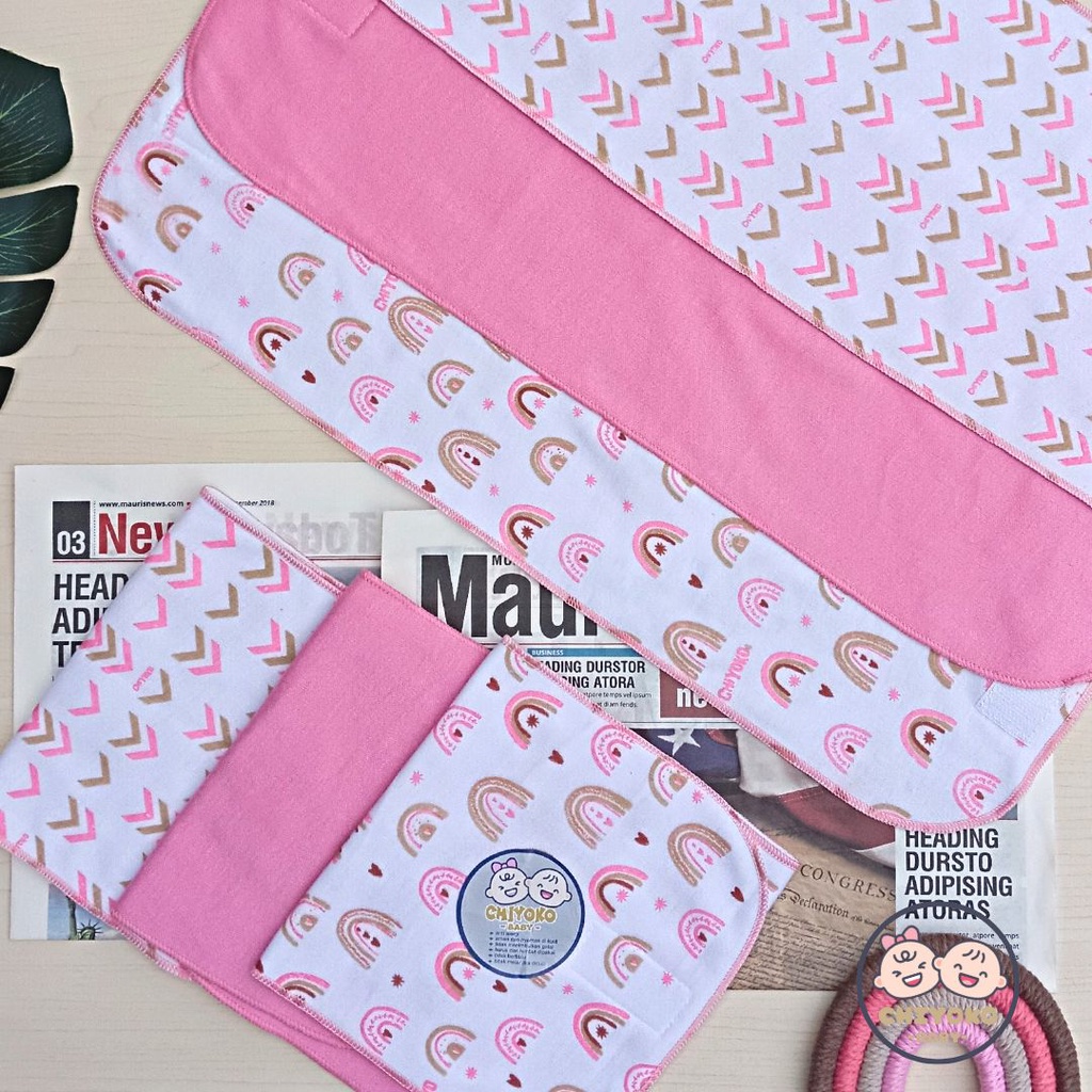 6 Pcs Gurita PEREKAT Bayi Baru Lahir Serian PINK Chiyoko Baby