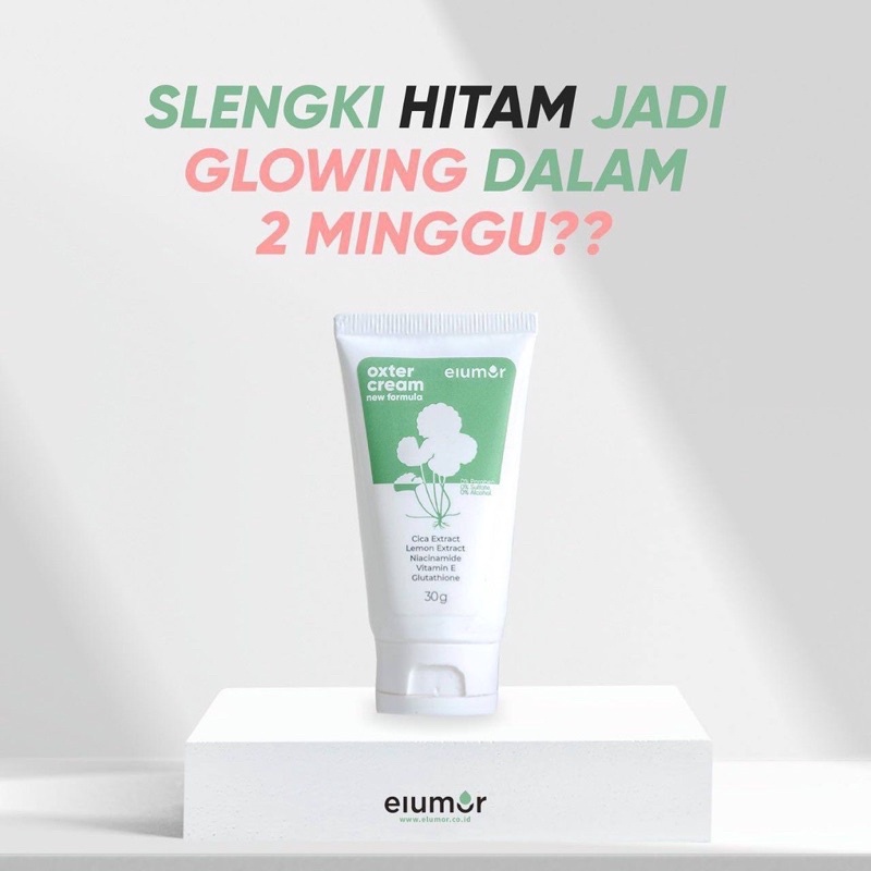 ELUMOR OXTER CREAM Original Cream Pemutih Ketiak/Lipatan OxterWhite