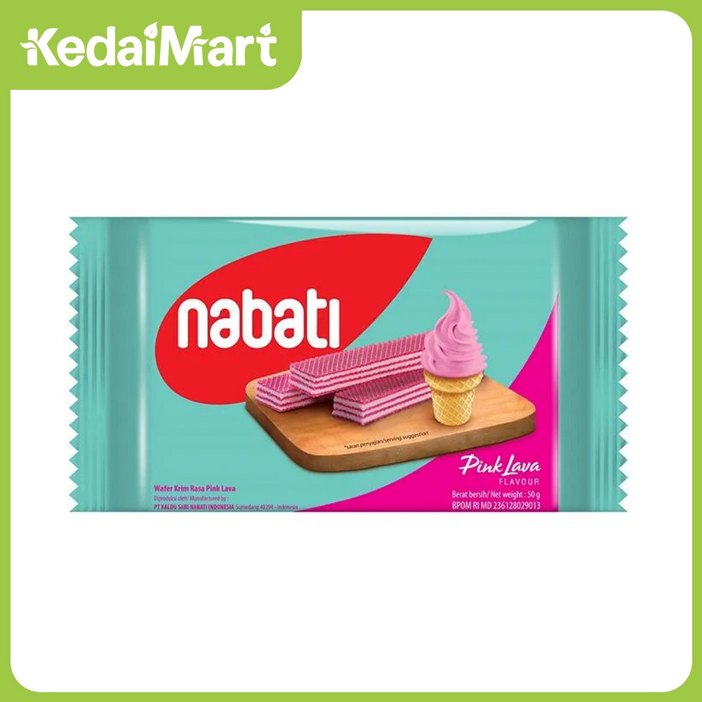 

Nabati Wafer Pink Lava 50 Gram