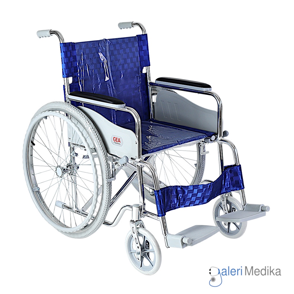 Kursi Roda Aluminium / Aluminium Wheelchair GEA FS864L / FS 864 L / FS-864L - Kursi Roda Rumah Sakit