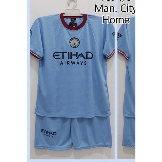 Setelan jersey bola siti citty anak umur 1-13 tahun kids